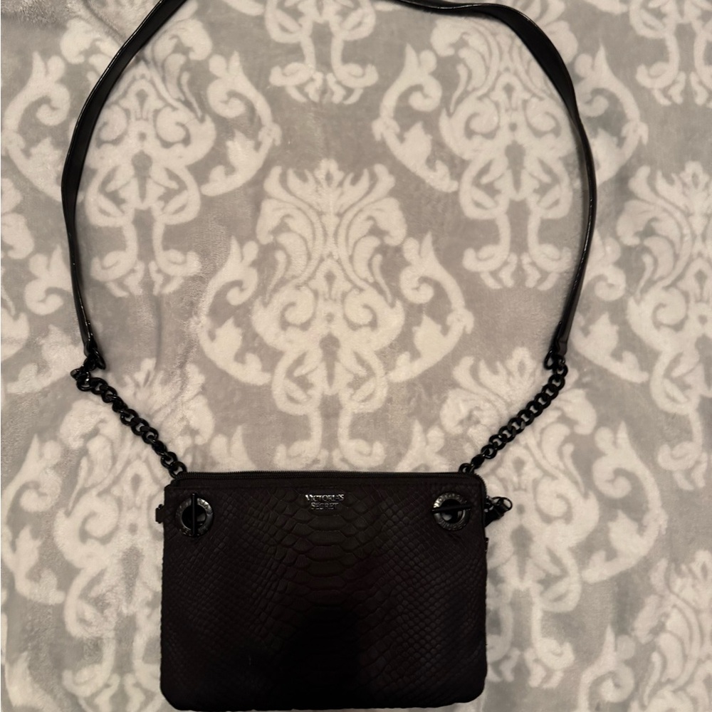 Victorias Secret black crossbody bag